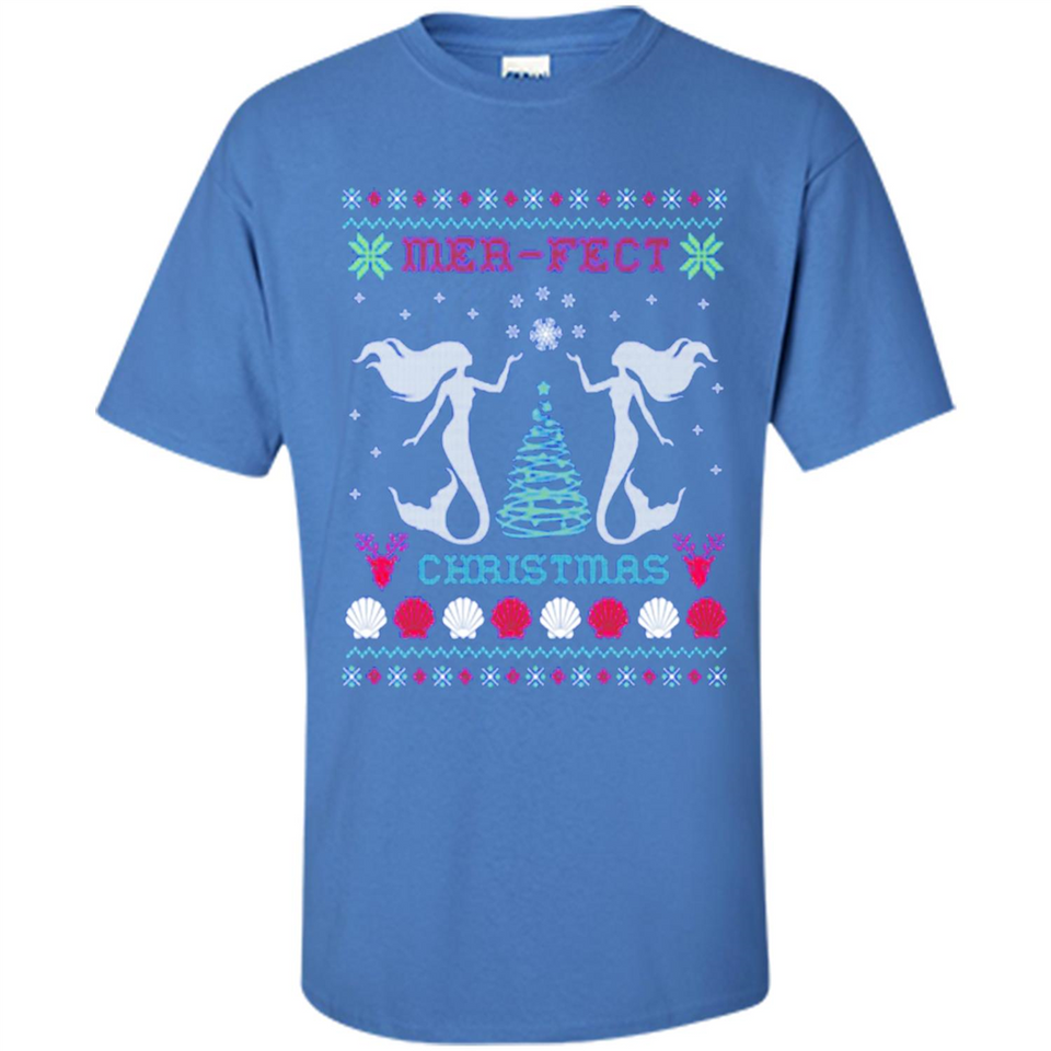 Mermaid Mer-Fect Ugly Christmas Sweater - Shirt