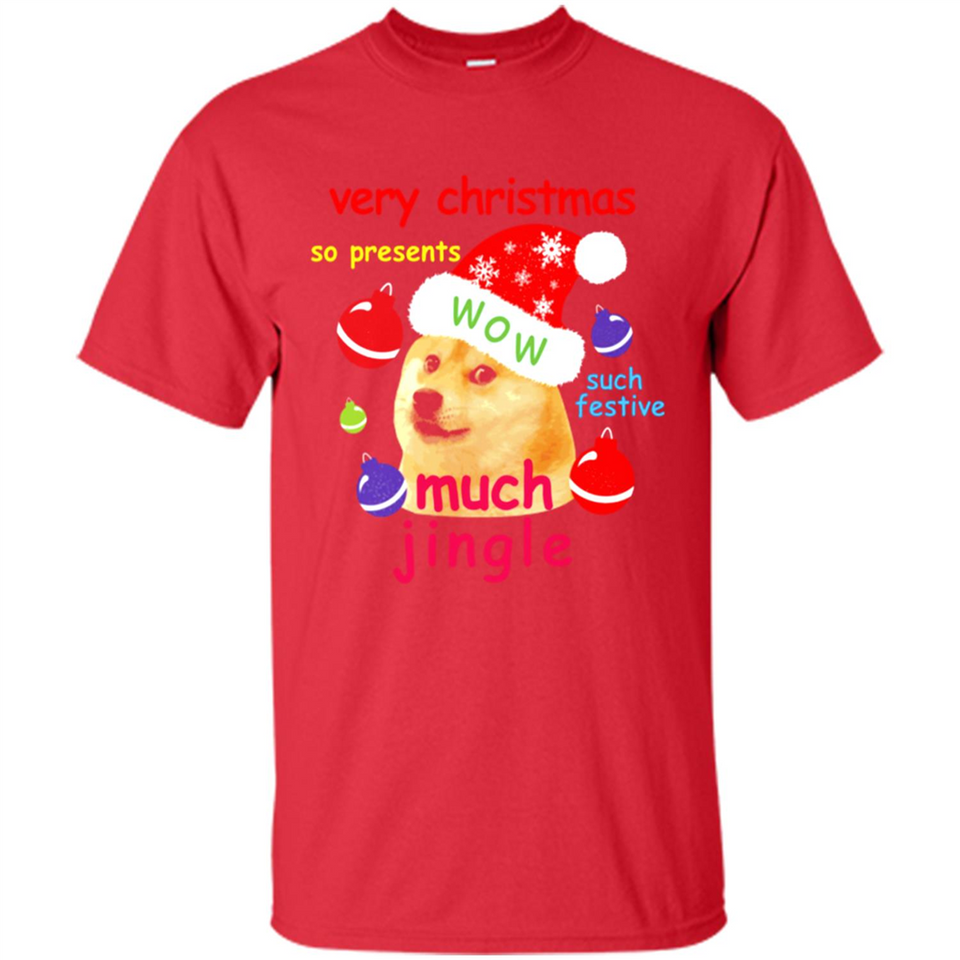 Christmas Doge Meme Shirts Funny Santa Shiba Inu Dog - Shirt