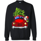 Vintage Santa red Truck Christmas Tree PINGPONG