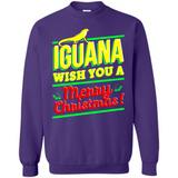 Iguana Wish You A Merry Christmas Animal - Sweatshirt