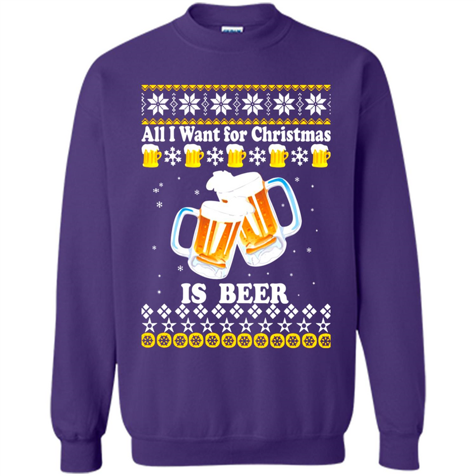 All I want for Christmas is Beer Sweater PINGPONG