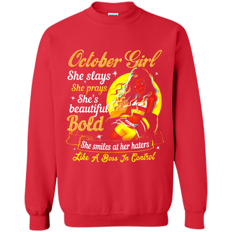 October Girl She Slays She Prays She's Beautiful PINGPONG