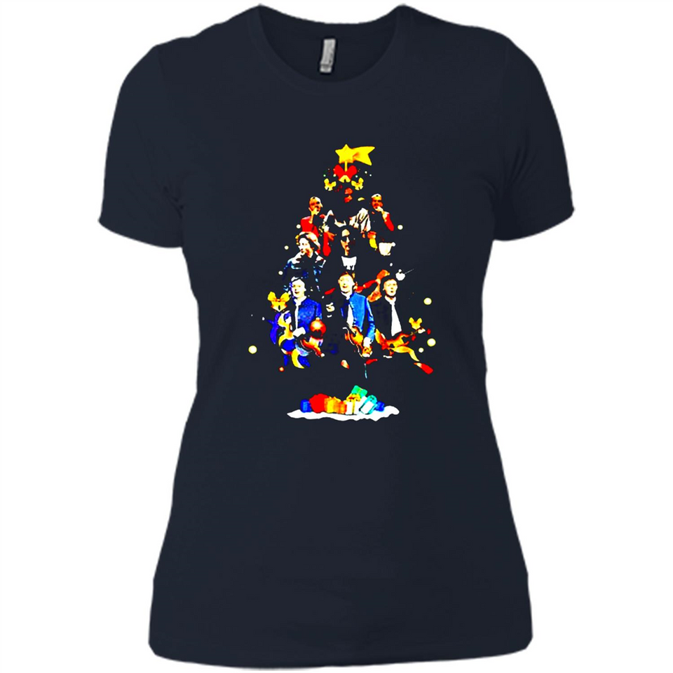 JOHN LENNON CHRISTMAS TREE - Ladies' Boyfriend T-Shirt