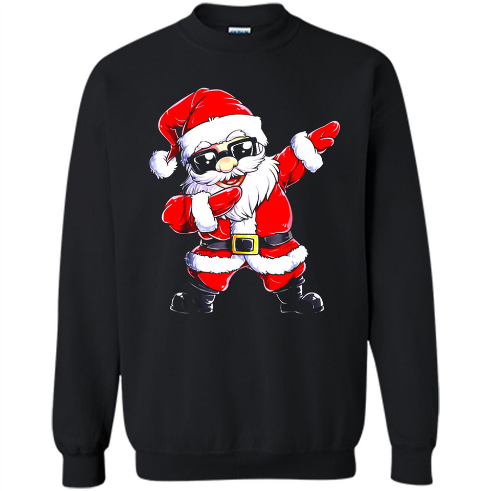 Christmas shirt Dabbing Santa Claus Xmas Gift - Sweatshirt