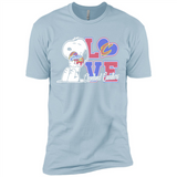 Snoopy loves NBA Cleveland Cavaliers - Premium Short Sleeve T-Shirt