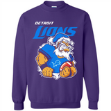 Grumpy Santa Claus Detroit Lions Football Team PINGPONG