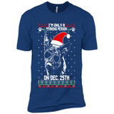 Morning Person Dutch Shepherd Funny Xmas - Premium Short Sleeve T-Shirt