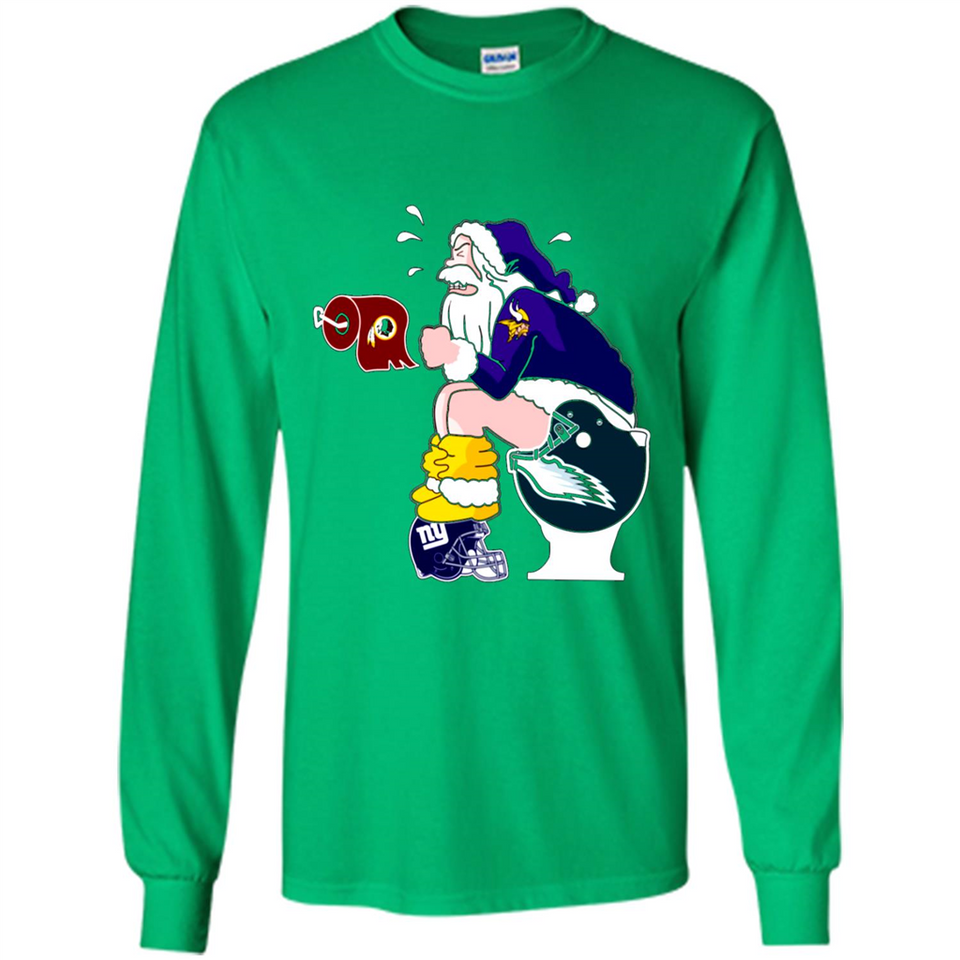 Minnesota Vikings Toilet Santa Claus PINGPONG