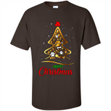 Merry Christmas Dogs Christmas Tree sweater PINGPONG
