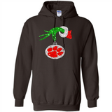 Amazing tee Clemson Tigers Glitter Grinch Monogram Ornament Christmas Gift - Hoodie