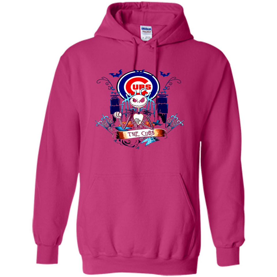 Chicago Cubs Halloween The Nightmare Before Christmas - Hoodie