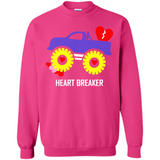 HEART BREAKER BLUE MONSTER TRUCK VALENTINE'S DAY