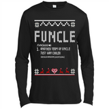 Mens Christmas Funcle Definition - Canvas Long Sleeve T-Shirt