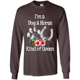 I'm A Dog & Horse Shirt Animal Lover Gift