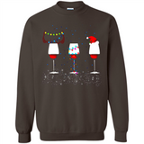 Christmas Red Wine Funny Merry Xmas Sweatshirt - Sweatshirt