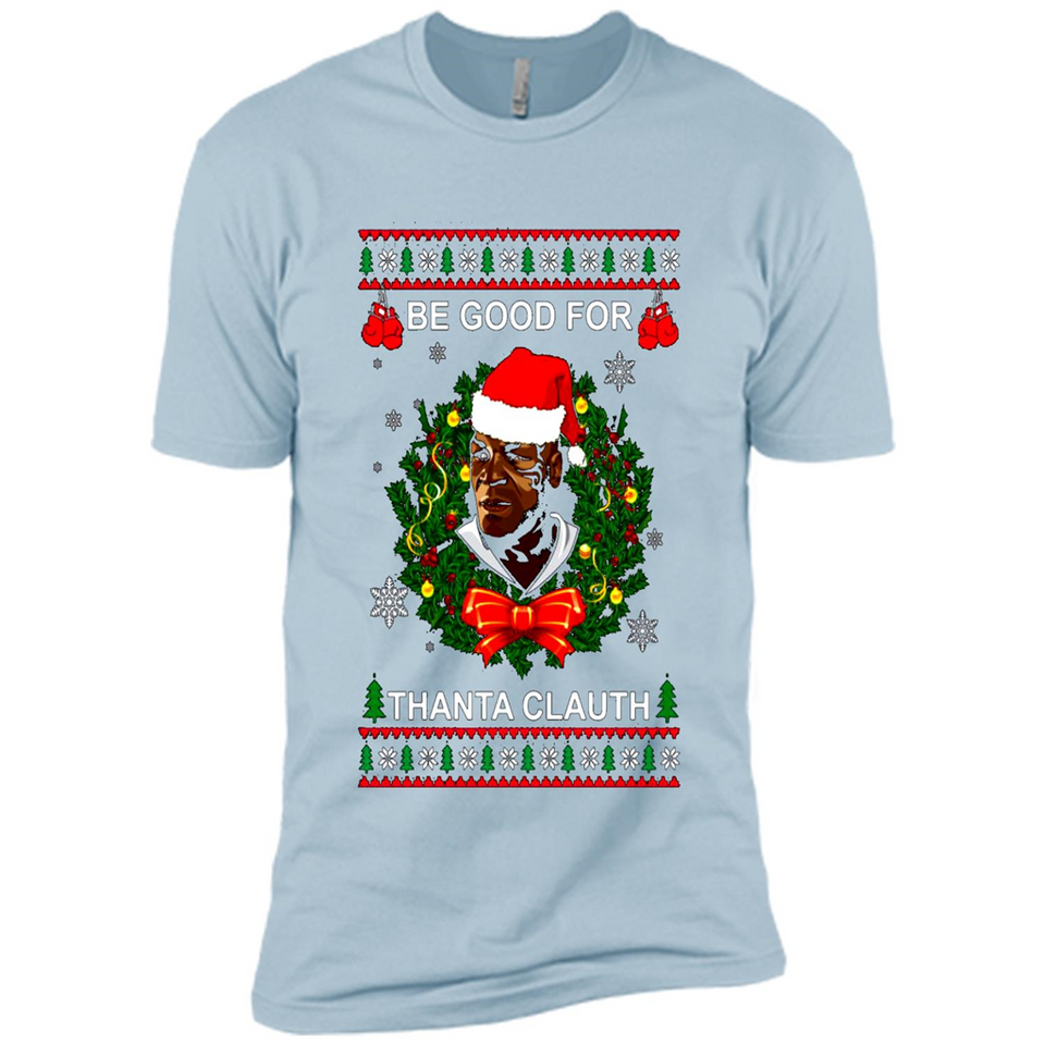 Mike Tyson Thanta Clauth Santa Claus Christmas sweater PINGPONG