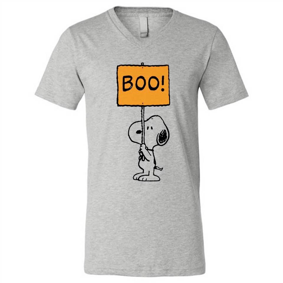 Halloween Snoopy Boo - Canvas Unisex V-Neck