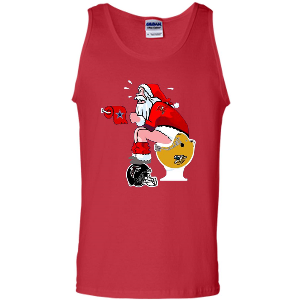 Tampa Bay Buccaneers Santa Claus Toilet