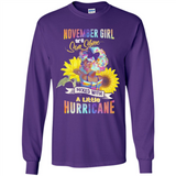 November Girls Sunflower - Long Sleeve T-Shirt