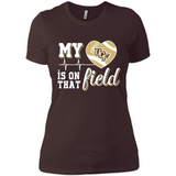 UCF Knights Football My Heart is on that Field - Ladies' Boyfriend T-Shirt
