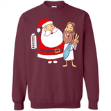 Eggnog Santa And Jesus Christmas