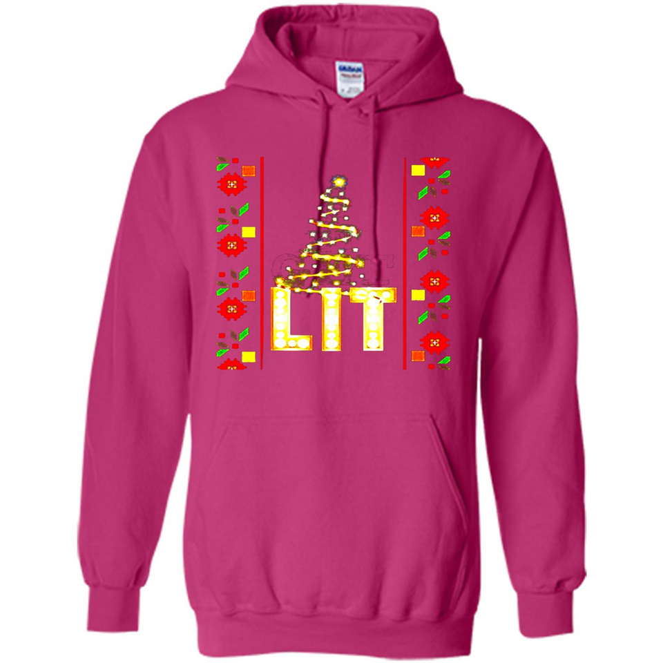 Funny Lets Get Lit Christmas Tree - Hoodie