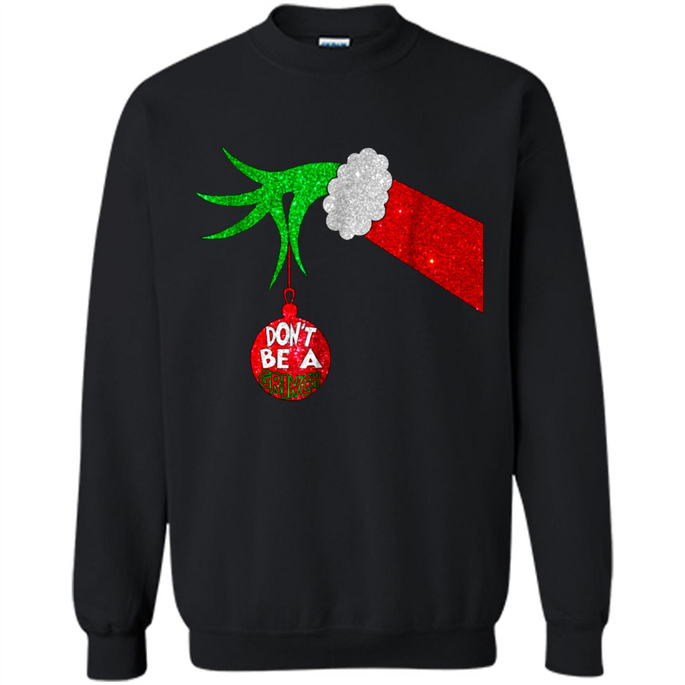 GRINCH HAND HOLDING CHRISTMAS ORNAMENT - DON'T BE A GRINCH PINGPONG