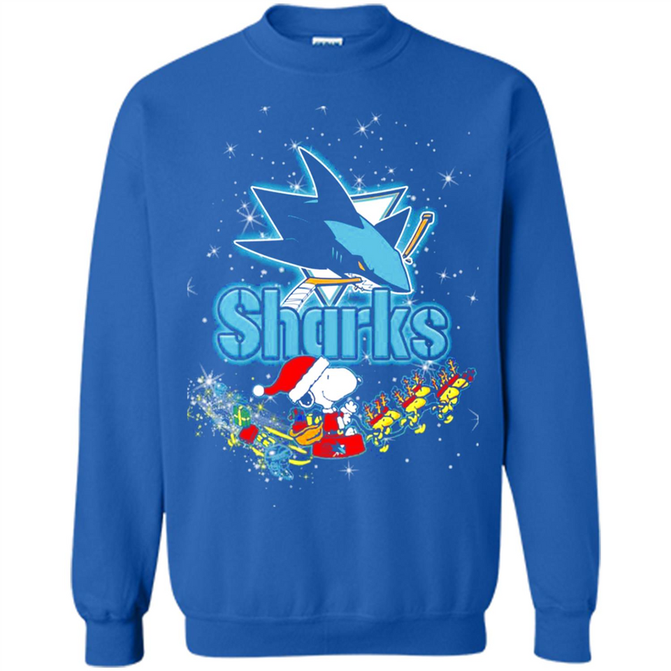 Snoopy Christmas San Jose Sharks - Sweatshirt