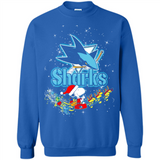 Snoopy Christmas San Jose Sharks - Sweatshirt