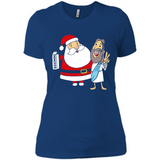 Eggnog Santa And Jesus Christmas
