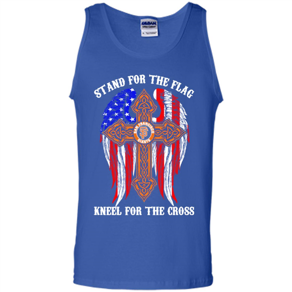 Francisco Giants - stand for the flag kneel for the cross