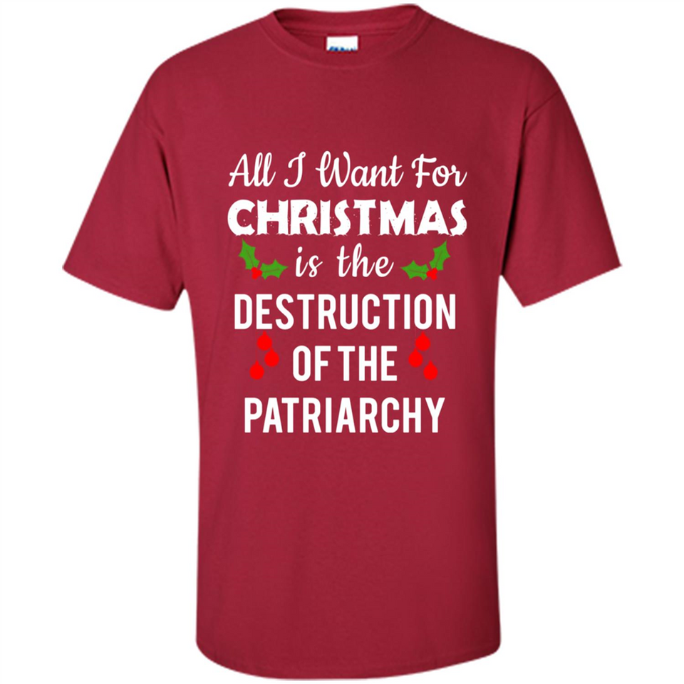 All I Want For Christmas Is The Destruction Of The Patriarchy sweater PINGPONG