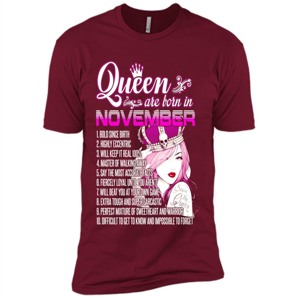 Queens Are Born In November Vintage Birthday
