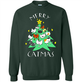 Merry Catmas Funny Cool Christmas Mug PINGPONG - Sweatshirt