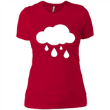 Rain Graphic Funny Black mugs PINGPONG - Ladies' Boyfriend T-Shirt