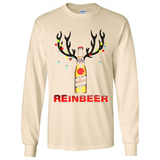 Miller High Life beer reinbeer Christmas - Long Sleeve T-Shirt