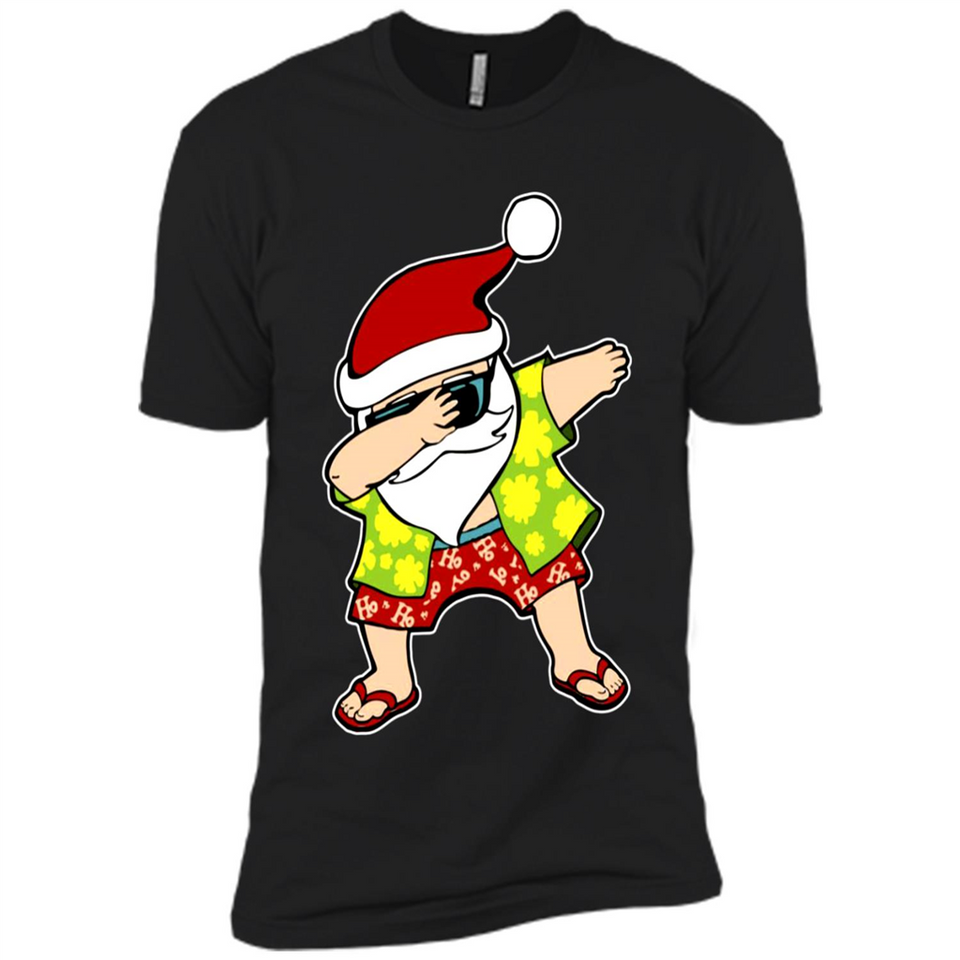 Dabbing Santa Christmas In July 1 - Premium Short Sleeve T-Shirt