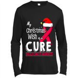 My Christmas Wish Is A Cure Breast Cancer Awareness sweater PINGPONG