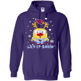 Minion Arizona Cardinals Ugly Christmas Sweater Let it Snow - Hoodie