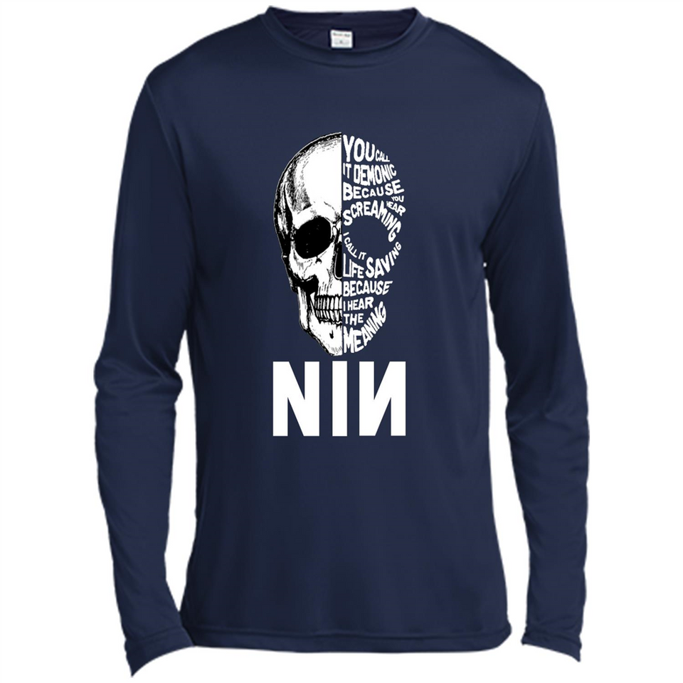 you call it demonic because you hear the screaming NIN