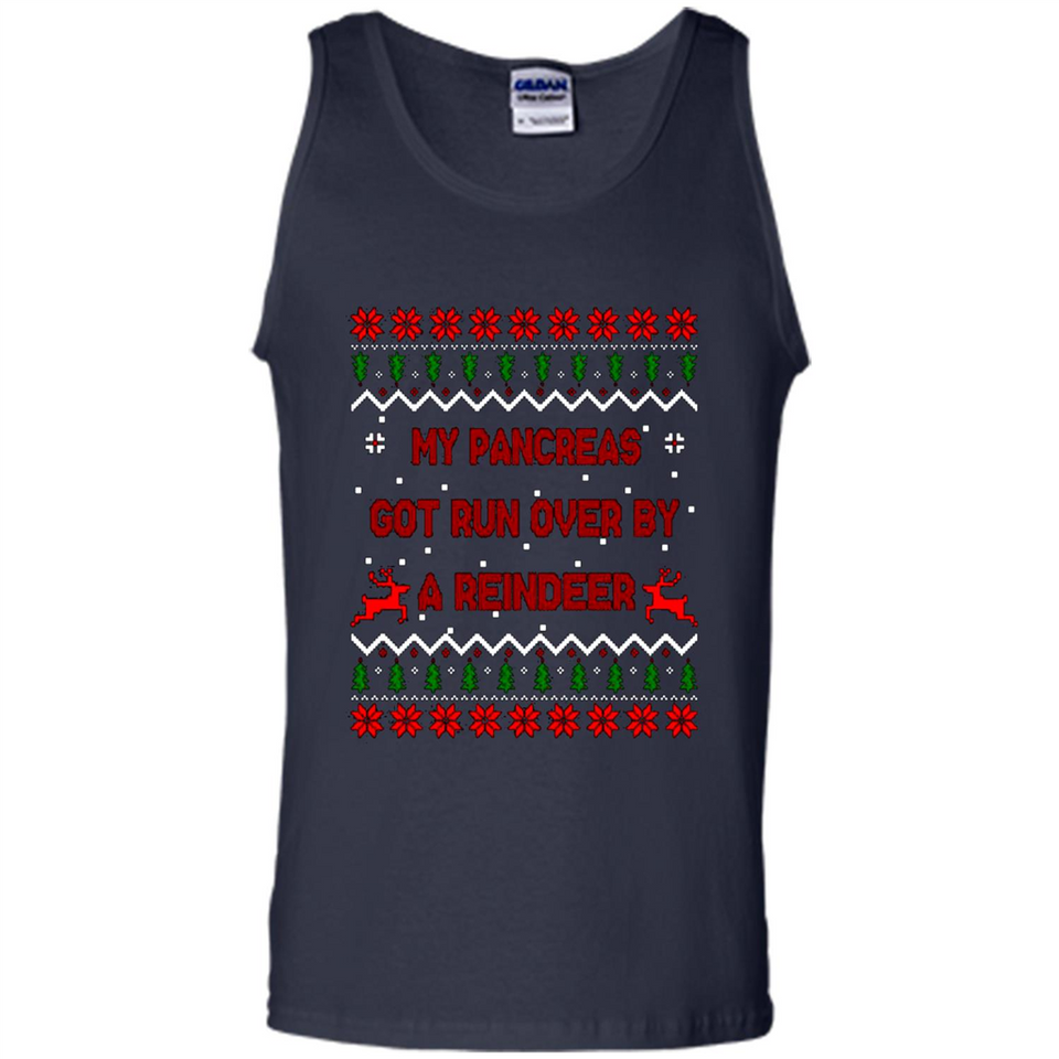 My Pancreas Got Run Over By A Reindeer Diabetes Christmas sweater PINGPONG