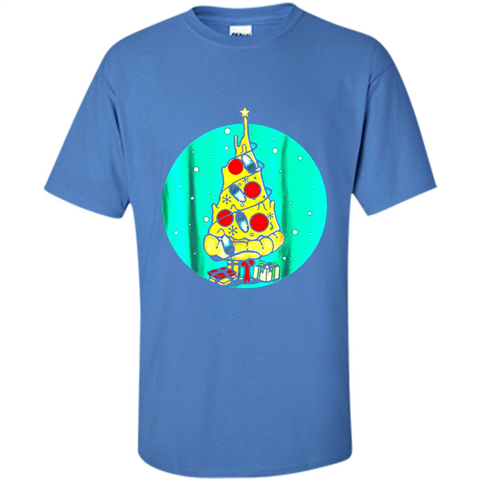 Funny Pizza Ugly Christmas Sweater Xmas Pizza Tree - Shirt