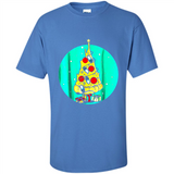Funny Pizza Ugly Christmas Sweater Xmas Pizza Tree - Shirt
