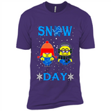 Snow Day Shirt For Detroit Lions Vs Minion Fans pingpong