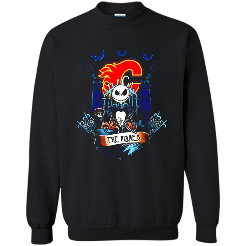 Calgary Flames Halloween The Nightmare Before Christmas - Sweatshirt
