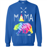Mama Bear Shirt Tie Dye Family Vacation & Camping Tee - Sweatshirt