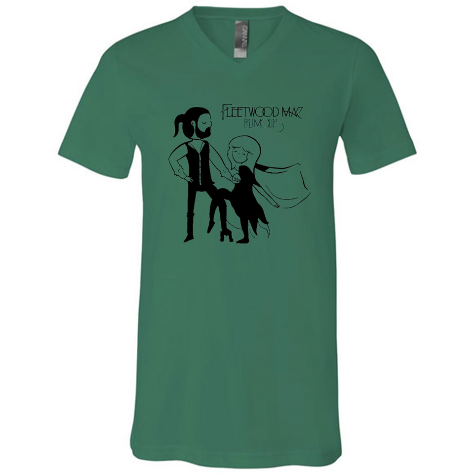 Fleetwood Mac Rumours Shirt PINGPONG - Canvas Unisex V-Neck