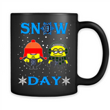 Snow Day Shirt For Detroit Tigers Vs Minion Fans pingpong