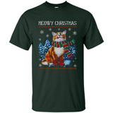 Christmas Ugly Sweater Cat With Christmas Meowy Chritstmas - Shirt