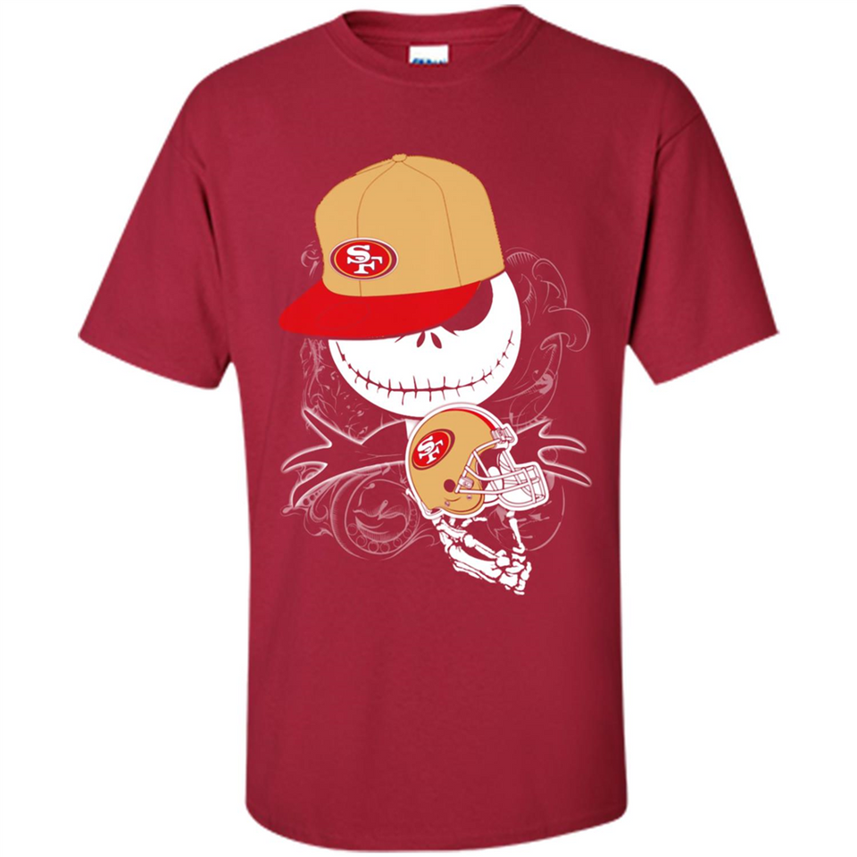 Jack Skellington The Nightmare Before Christmas-49ers Football - Shirt
